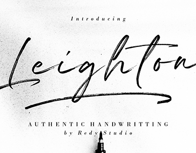 Leighton | Authentic Aandwriting Brush Font