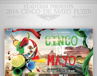 2014 Cinco De Mayo Flyer Template