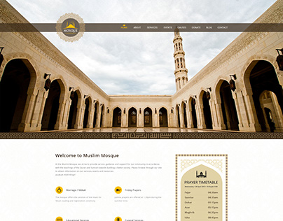 Mosque Theme for Themeforest
