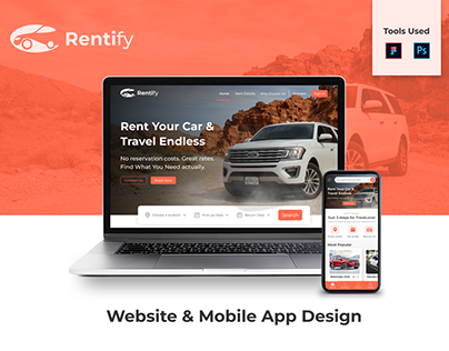 Project thumbnail - Rentify_Car Rental_Mobile & Web App