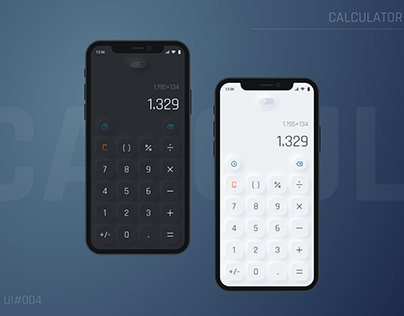 DailyUI #004 - Calculator