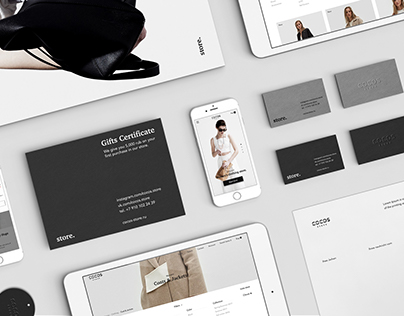Cocos store. Web design & Branding