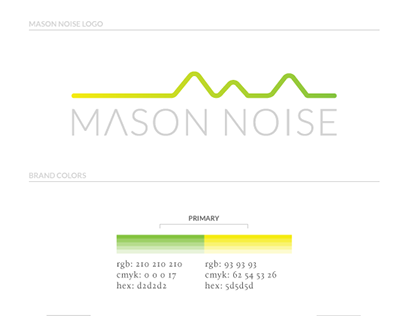 Mason Noise Brand Guidelines
