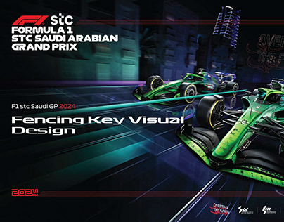 F1 stc GP 2024 Fencing Design Key Visual in Jeddah