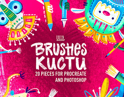 TEXTURED BRUSHES for Procreate and Photoshop