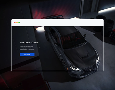 Lexus Website Redesign