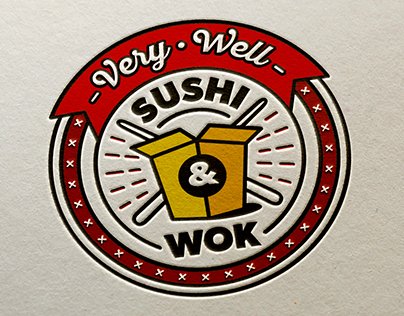 Logo for Very Well SUSHI&WOK