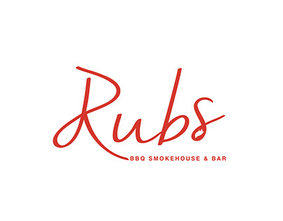 Rubs Smokehouse + Bar Logo Identity Design