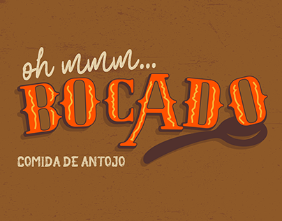 Bocado, Mexican restaurant identity design and logo