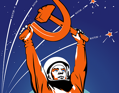 Russian Space Poster