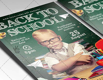 Back to School Kids - Premium Flyer PSD Template