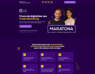 Landing Page | Maratona Digital Trade Marketing