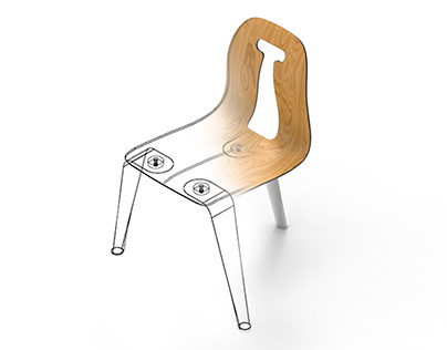 Iso Chair: Furniture Design, Studio Project