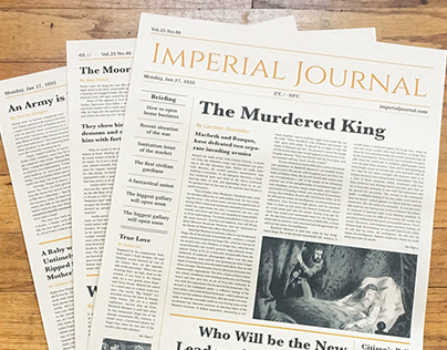Imperial Journal – Newspaper Design