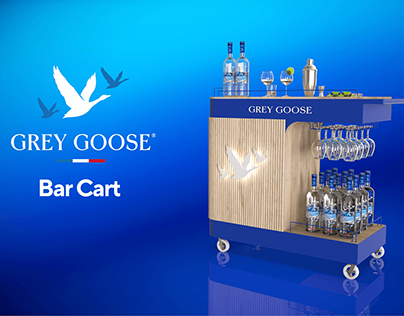 Grey Goose Bar Cart