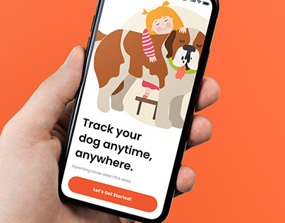 IOT Dog Tracking App UX/UI
