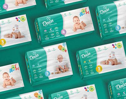 Baby diaper packaging design