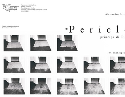 Project thumbnail - Pericle di Tiro, W. Shakespeare