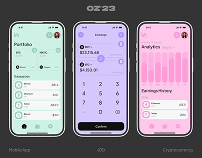 Cryptocurrency Wallet Mobile iOS App