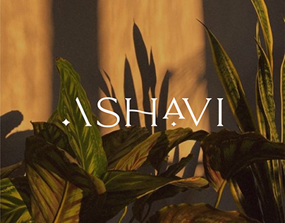 'ASHAVI' fashion+ Beauty Brand logo design