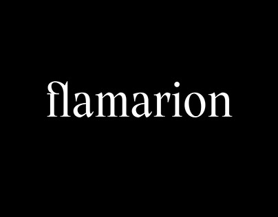 Flamarion typeface