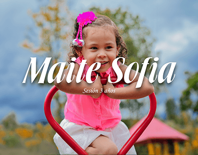 Sesión 3 años Maite Sofia