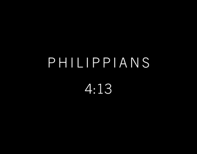 Philippians 4:13 Animation