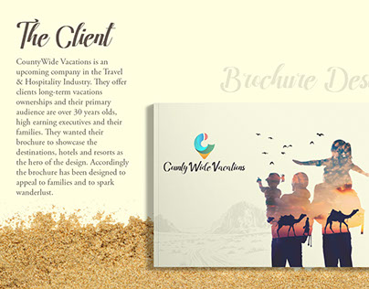 Brochure Design - CountyWide Vacations (Travel)
