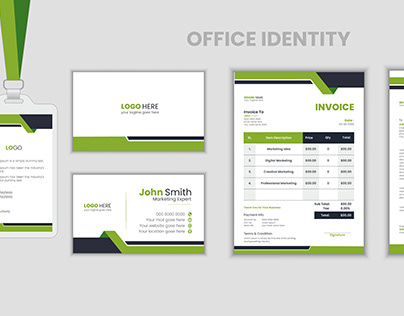 Corporate Office Identity Design Template