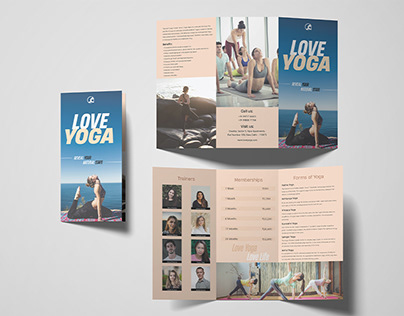 Yoga Tri Fold Brochure