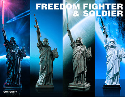 雕塑|守护自由与和平的银河战士
