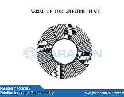 Variable RIB Design Refiner Plate