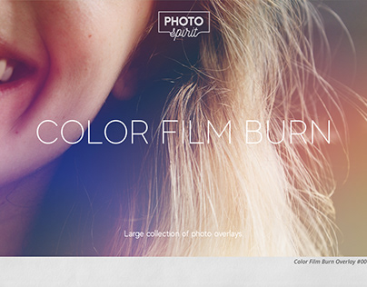 Color Film Burn Overlays