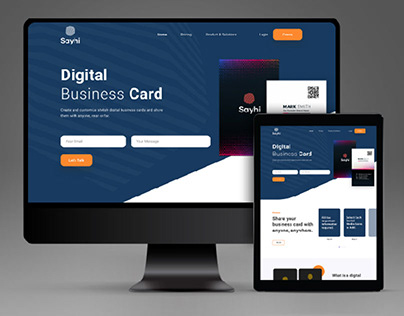 Business Card Customization website