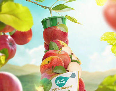 Mazoon Apple Juice - Digital Retouching