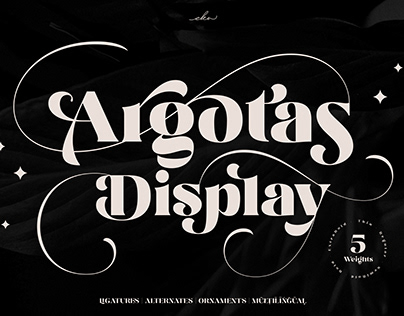 Argotas Display Serif Font