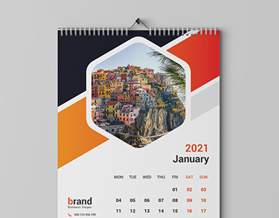 Wall calendar 2021