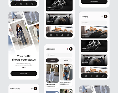 Lookalike Outfit Shopping App Design