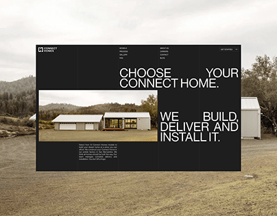 CONNECT HOMES/ website concept