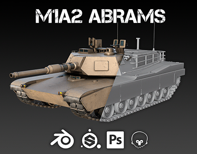 M1A2 Abrams 3D model
