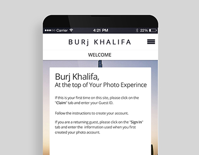 Burj Khalifa - Photography App