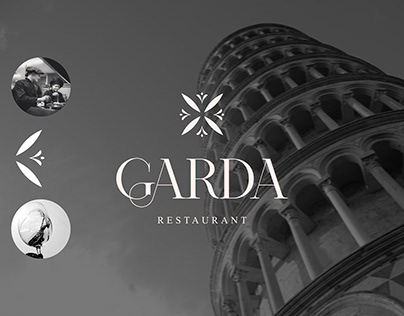 Логотип и фирменный стиль для ресторана GARDA