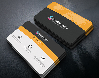 Web Solutions Business Card Design - Photoshop