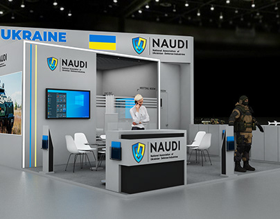 Design concept for exhibition stand - NAUDI