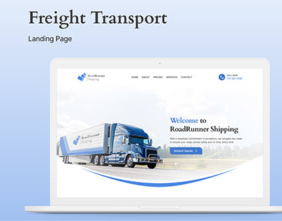 Project thumbnail - Freight Transport | Website Design