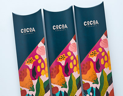 Cocoa Therapy Packaging Illustration