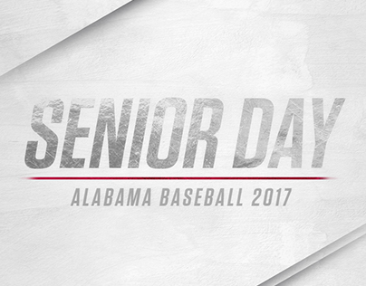 Alabama Baseball - Senior Day 2017