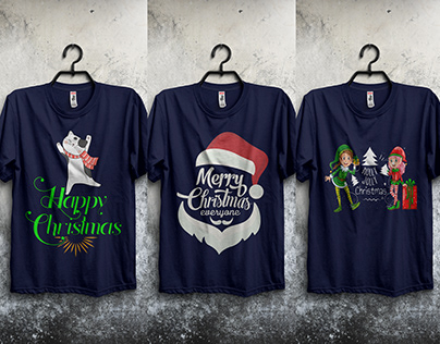 ## Christmas T-Shirt Design Bandle.