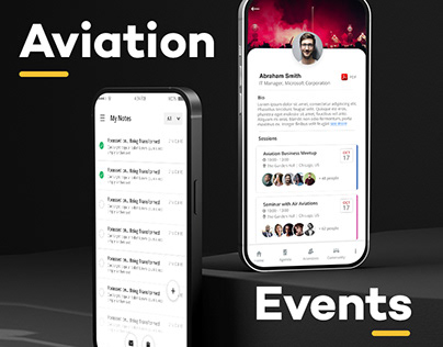 Aviation Event Mobile App