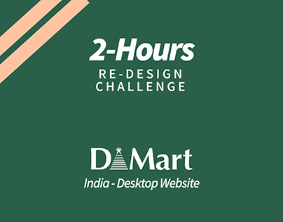 Dmart India Website - Redesign